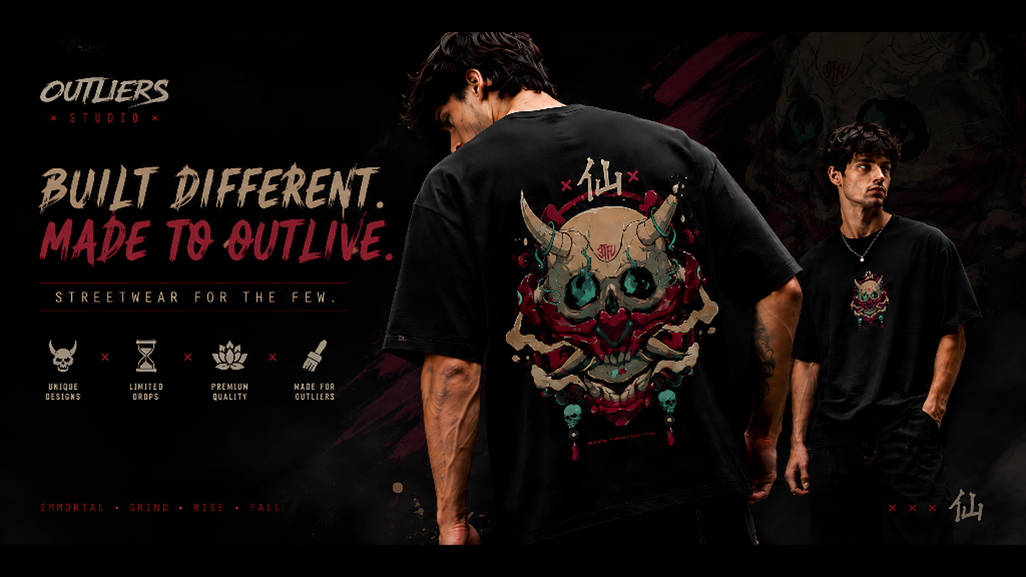 BUILT DIFFERENT. MADE TO OUTLIVE.